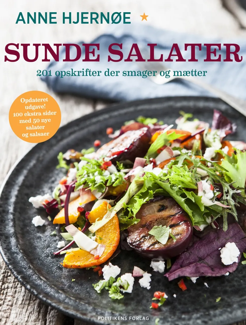 Sunde salater: 201 opskrifter der smager og mætter (Bog, Hæftet, Dansk) af Anne Hjernøe