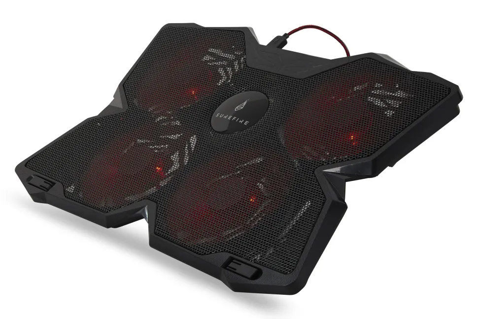 SUREFIRE Bora Gaming Laptop Cooling Pad, Red (IT/IT-tilbehør)