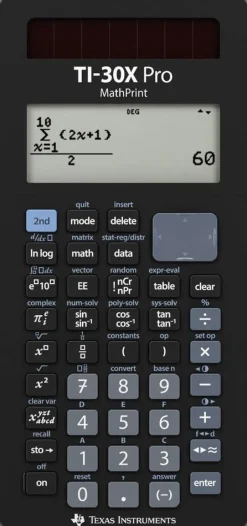 Texas TI-30X Pro Mathprint Scientific calculator