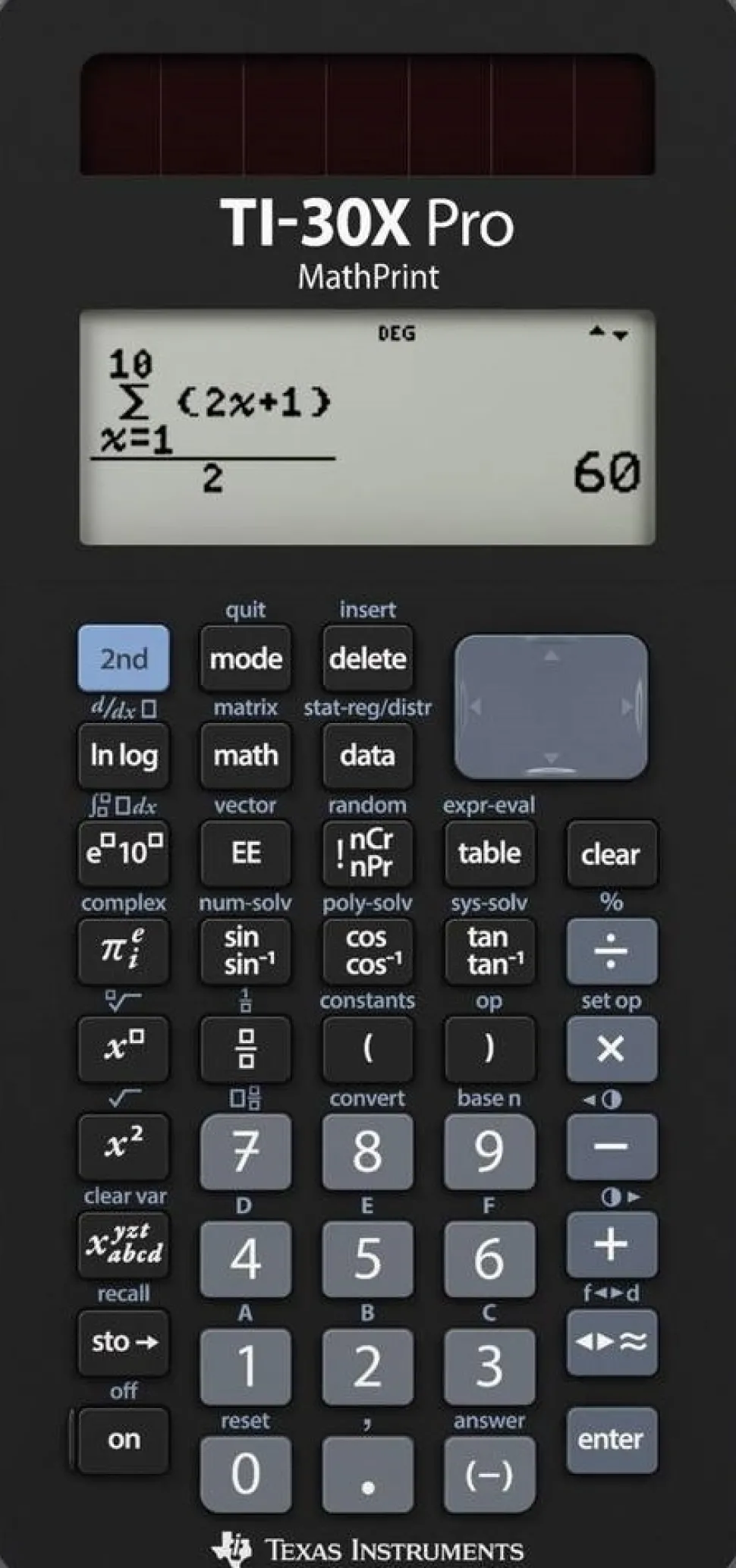 Texas TI-30X Pro Mathprint Scientific calculator