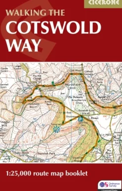 The Cotswold Way Map Booklet: 1:25,000 OS Route Mapping (Bog, Paperback / softback, Engelsk)