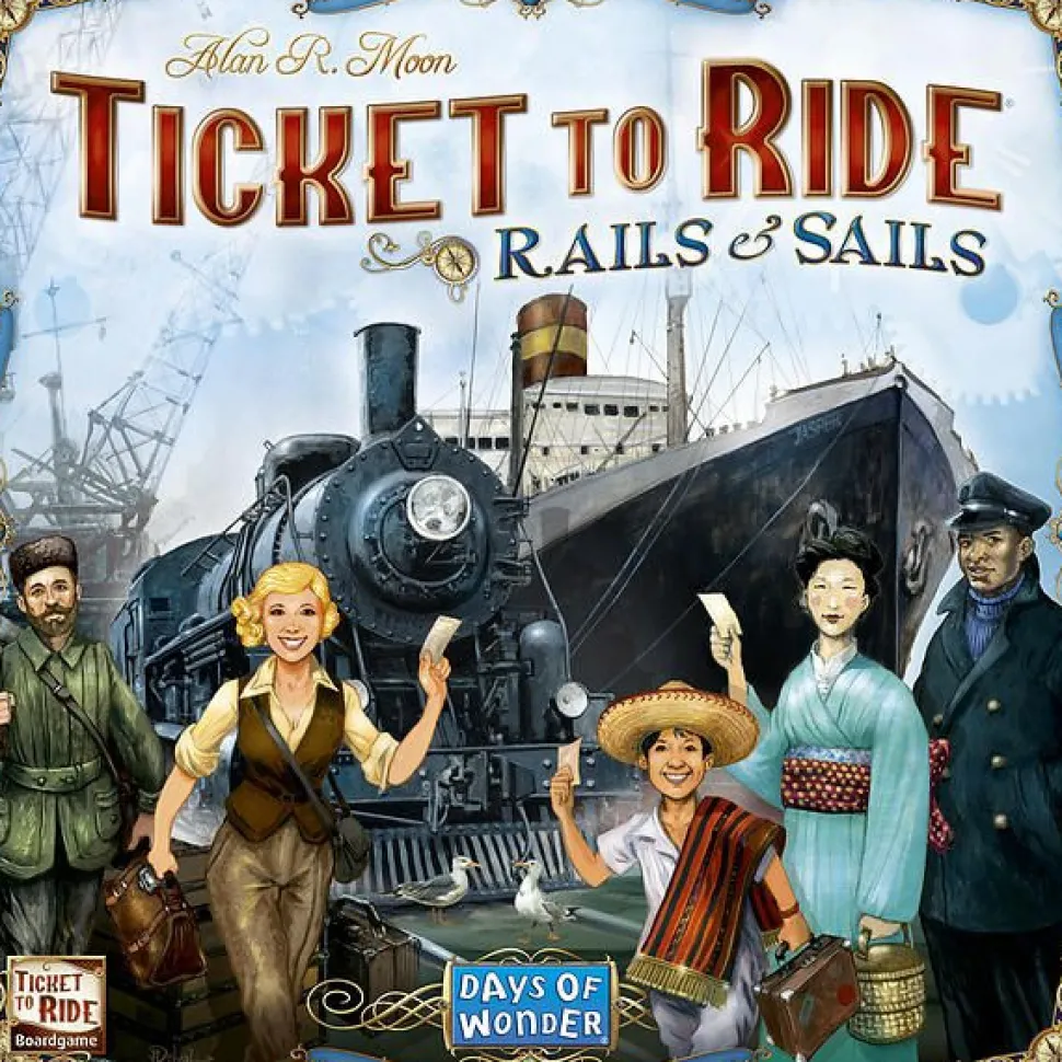 Ticket to Ride: Rails & Sails - Dansk (Spil)