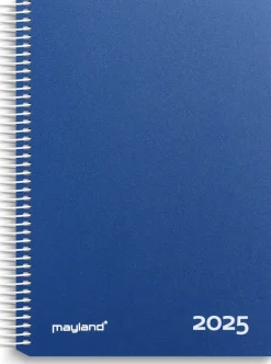 Timekalender blå PP-plast 2025 (Kalender)