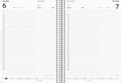Timekalender trend soft touch 2025 (Kalender, Dansk)