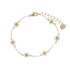 Timi of Sweden: Astrid - Flower Daisy Enamel Bracelet (Smykke, Bracelets)