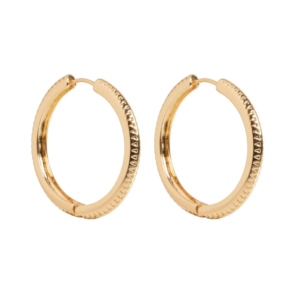Timi of Sweden: Aztec Large Hoop (Smykke, Earrings)