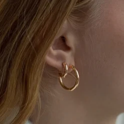 Timi of Sweden: Basic Medium Hoop (Smykke, Earrings)