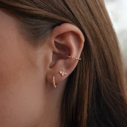 Timi of Sweden: Beatrice - Bee Stud Earrings - Gold (Smykke, Earrings)