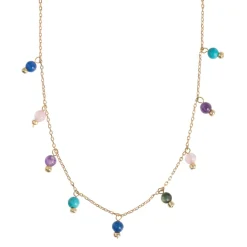 Timi of Sweden: Colorful Precious Stone Necklace (Smykke, Necklace)