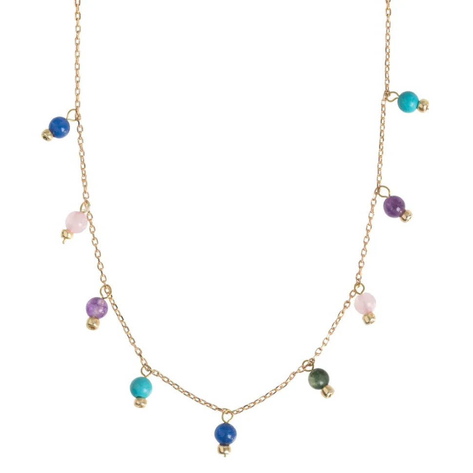 Timi of Sweden: Colorful Precious Stone Necklace (Smykke, Necklace)