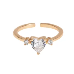 Timi of Sweden: Crystal Heart Ring (Smykke, Rings)