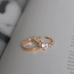 Timi of Sweden: Crystal Heart Ring (Smykke, Rings)