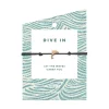 Timi of Sweden: Dolphin Stretch Br. Gold - Black (Smykke, Necklace)
