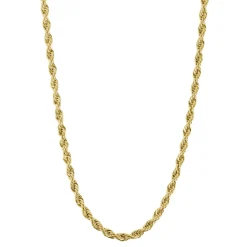 Timi of Sweden: Eden - Twisted Chain Necklace Stainless Steel - Gold (Smykke, Necklace)