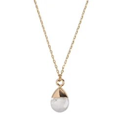 Timi of Sweden: Goddess Necklace, Gold - Clear Crystal (Smykke, Necklace)