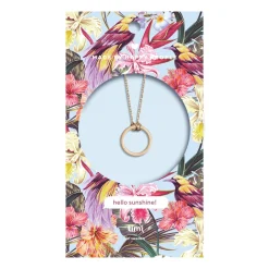 Timi of Sweden: Hello Sunshine! Circle Necklace - Gold (Smykke, Necklace)