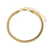 Timi of Sweden: Ivy - Snake Chain Bracelet Stainless Steel - Gold (Smykke, Bracelets)