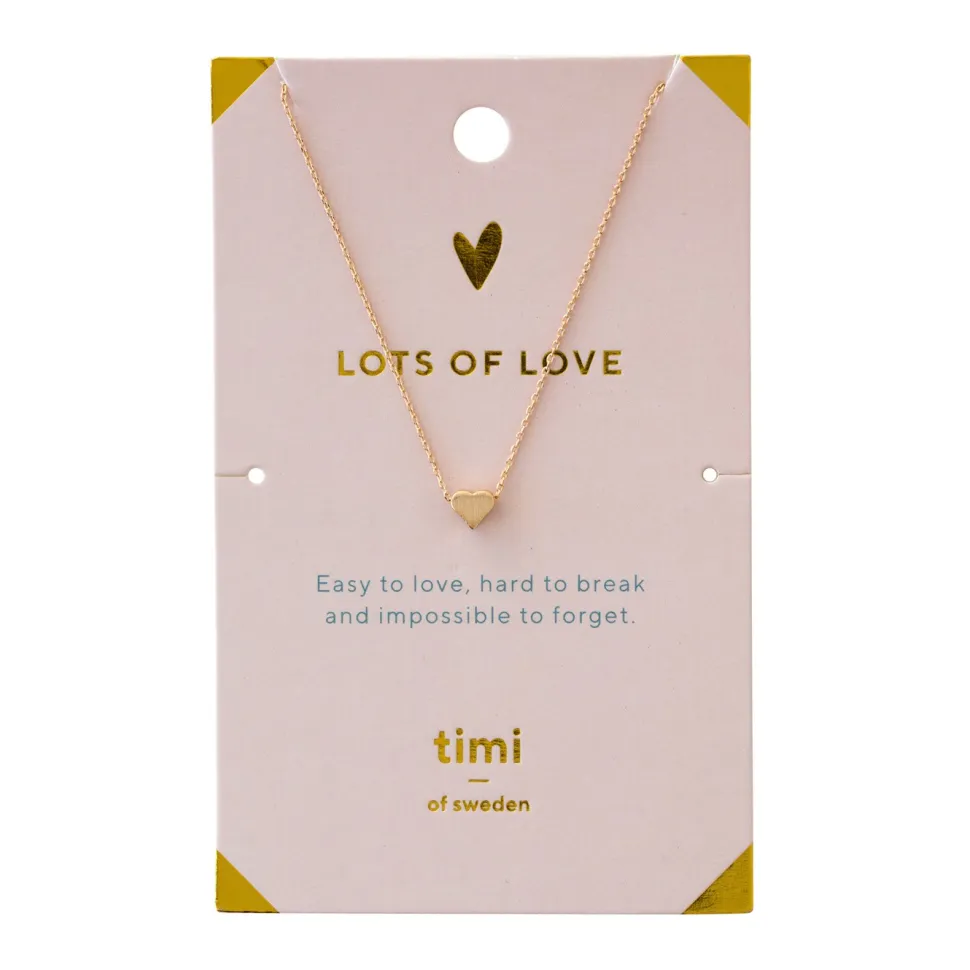 Timi of Sweden: Lots of Love Sliding Heart Necklace (Smykke)