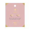 Timi of Sweden: Love Petite Heart Earring Studs - Gold (Smykke, Earrings)