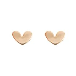 Timi of Sweden: Petite Heart Stud Earring - Gold (Smykke, Earrings)