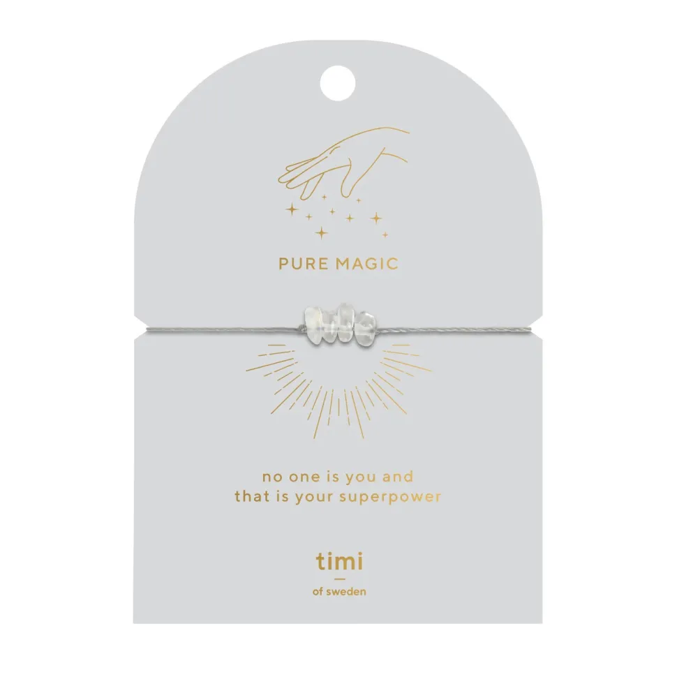 Timi of Sweden: Pure Magic Clear Quartz Chip Bracelet (Smykke, Bracelets)