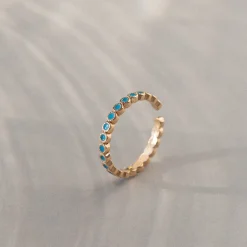 Timi of Sweden: Riya - Turqoise Oriental Ring (Smykke, Rings)
