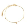 Timi of Sweden: Sarah - 3 Small Hearts Bracelet Stainless Steel (Smykke, Bracelets)