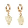 Timi of Sweden: Semi Precious Hoop Earrings - Citrine (Smykke, Earrings)