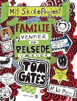 Tom Gates 12 - Familie, venner og pelsede væsner (Bog, Hæftet, Dansk) af Liz Pichon