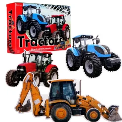 Traktor Gulvpuslespil (Spil, Dansk)
