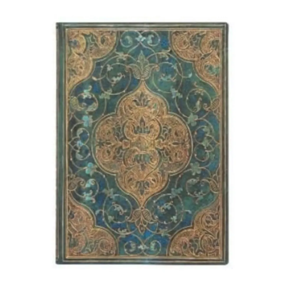 Turquoise Chronicles Midi Lined Journal: Flexi softcover, 100 gsm, ribbon marker, mem... (Bog, Paperback / softback, Engelsk)