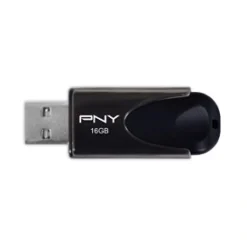 USB 2.0 Attache 4 16GB, Black (Data / lagring)