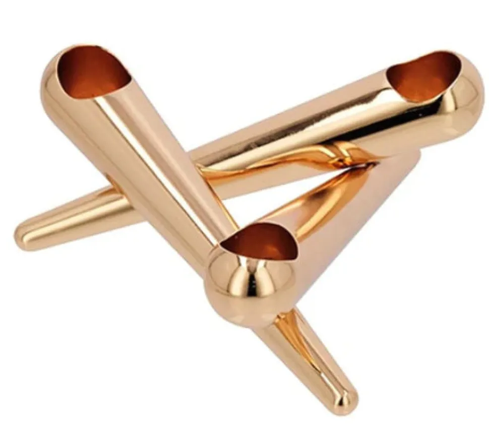 Uyuni Bonfire Candleholder Rose Gold (LED-lys)