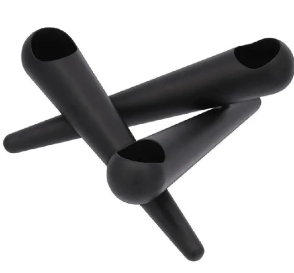 Uyuni Bonfire Candleholder Sort (LED-lys)