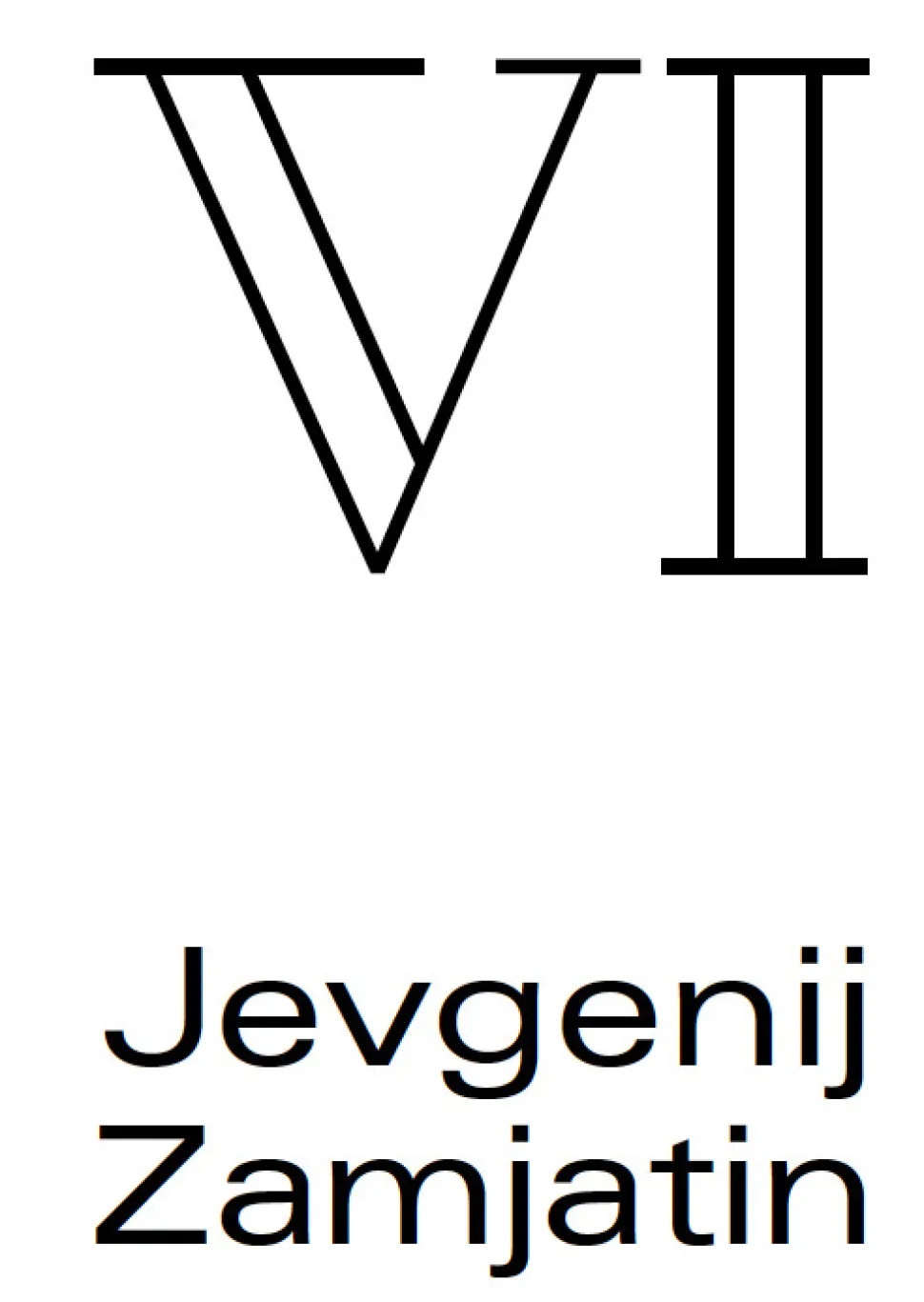 Vi (Bog, Hæftet, Dansk) af Zamjatin