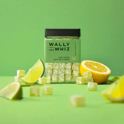 Wally and Whiz – Lime med sur citron, 240g (Vingummi)