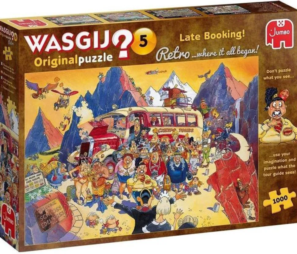 Wasgij Puslespil - Retro... Where it all began! - 1000 brikker (Spil)