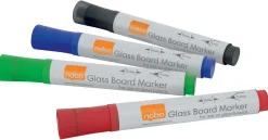 WB Marker t/glastavle rund 3mm ass (4) (Kontorartikler)
