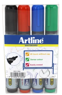 Whiteboard Marker Artline 517 4-sæt (Kontorartikler)