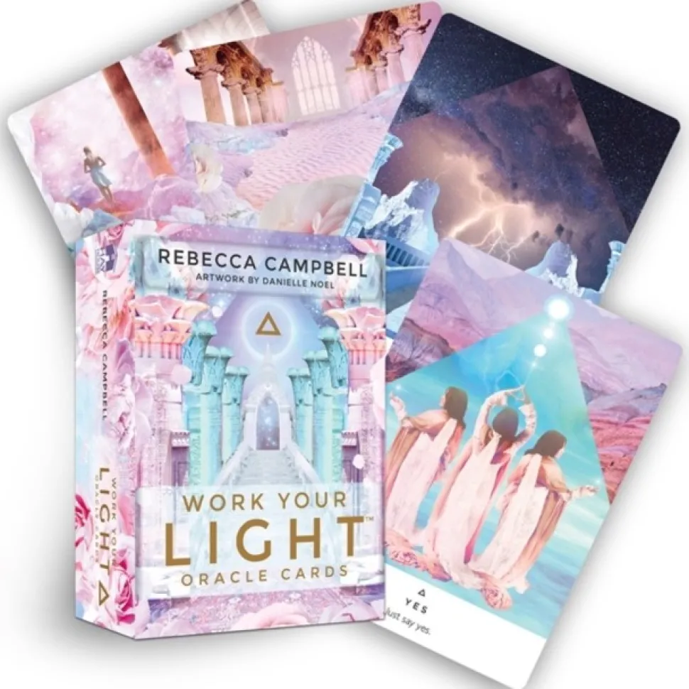 Work Your Light Oracle Cards: A 44-Card Deck and Guidebook (Cards, Engelsk) af Rebecca Campbell